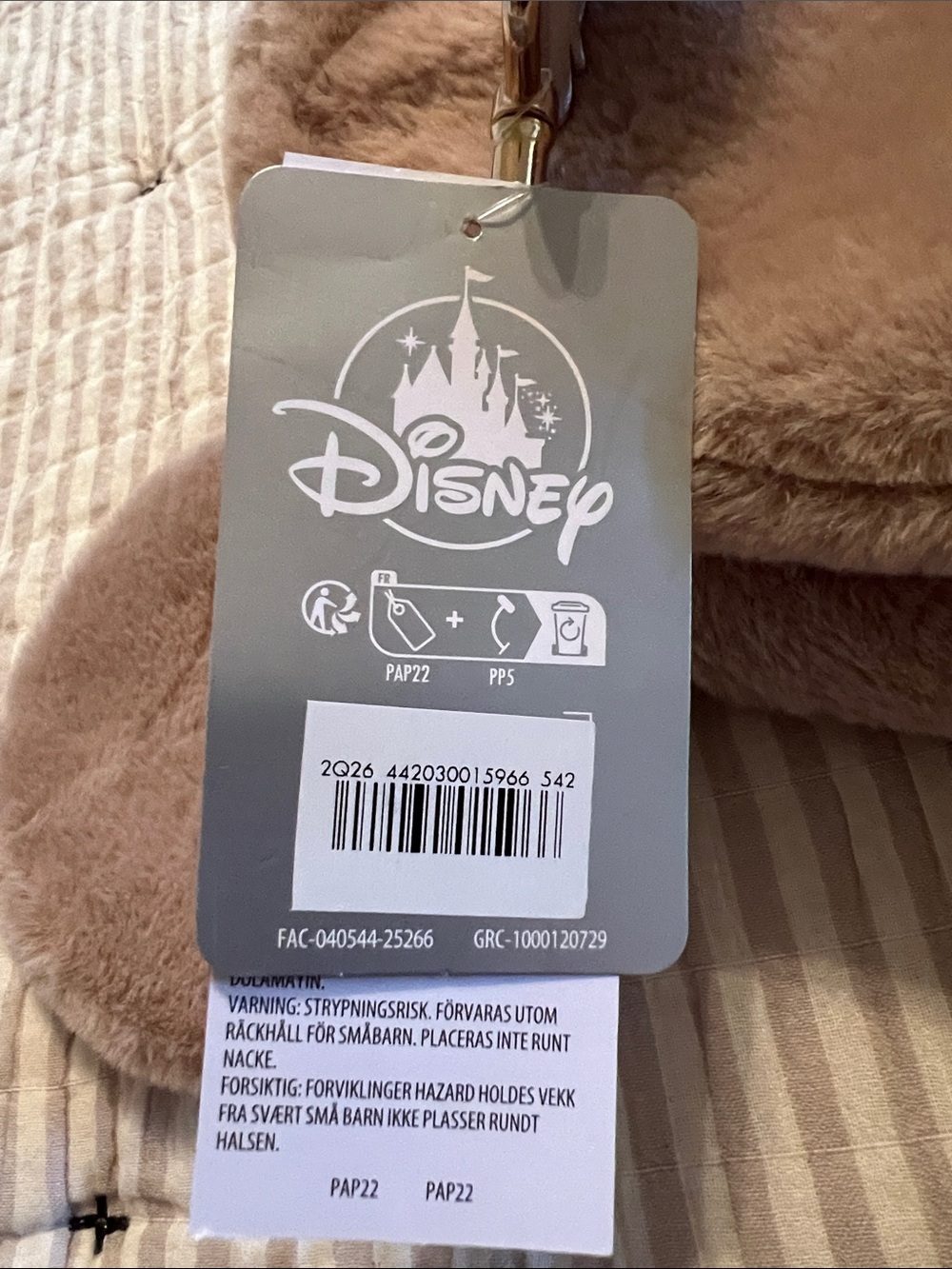 Disney Parks Mickey Plush Crossbody NWT - Picture 6 of 6